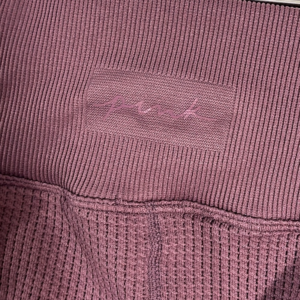 Victoria Secret Pink Waffle Knit Jogger Leggings sz Med NWOT!! - Picture 4 of 6